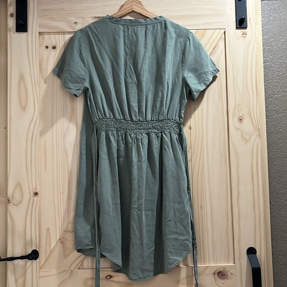 Anthropologie Cloth & Stone - Liv Tie-Front Mini Dress NWOT - S - Picture 8 of 10